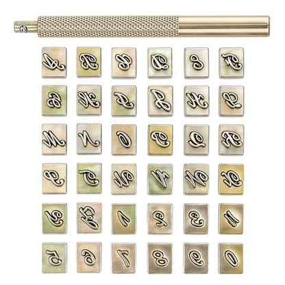 37 Pieces Leathercarft Stamping Tool Set