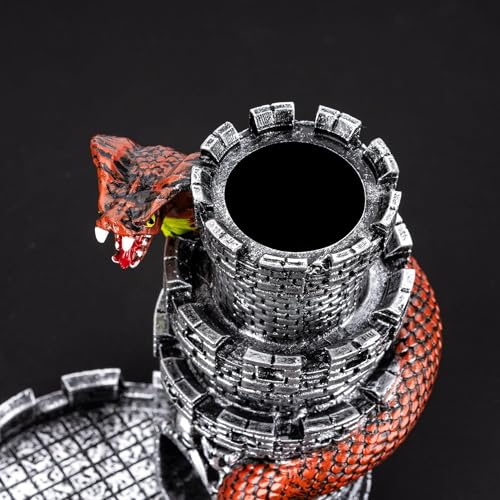 Castle DND Dice Tower Grey D&D Dice Rolling Tower for RPG Board Game (13.7 Ounce)