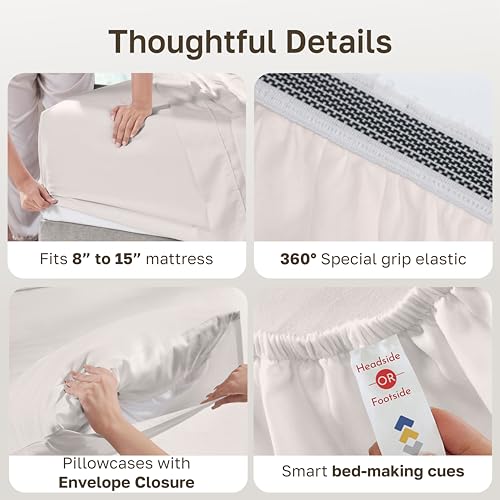 100% Organic Cotton Full Bed Sheets