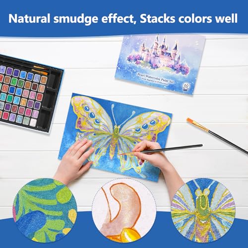 Mini Forestry Shifting Watercolor Painting Set (2.03 Ounce)