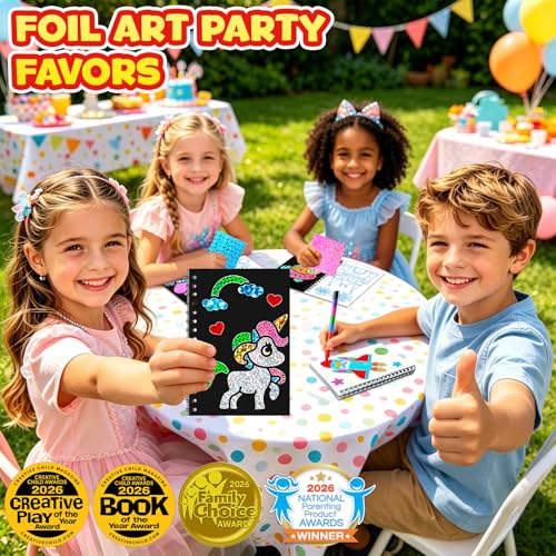 Foil Art Party Favors for Kids (24 Count)