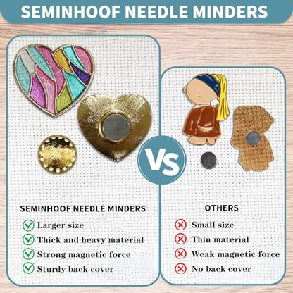 Magnetic Needle Minder Magnet Embroidery Accessories and Supplies Embroidery Needle Holder Cross Stitch Holder Needlework Supplies