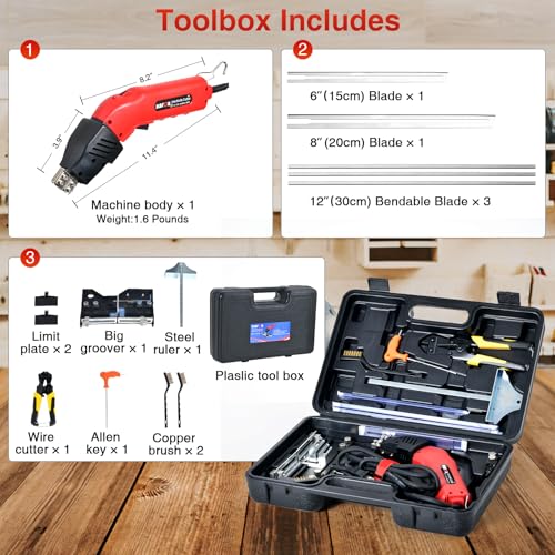 Air Cooled Hot Knife Foam Cutter Kit for Grooving