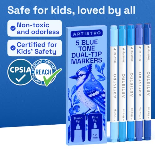 5 Blue Tones Dual (5 Count)