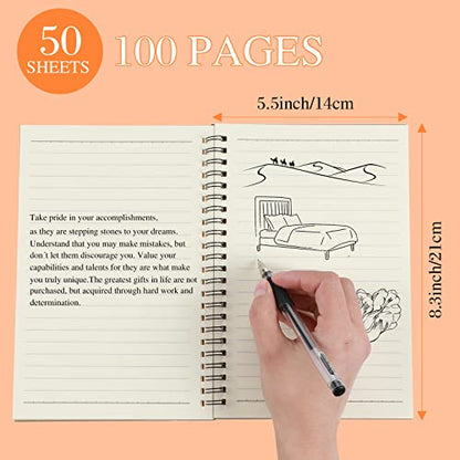 36 Pcs Spiral Notebooks