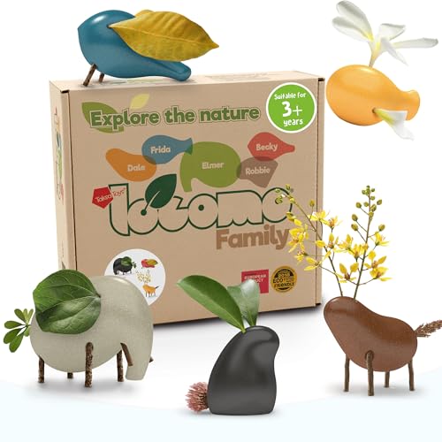 Wooden Animal Figures Locomo Family III for Nature