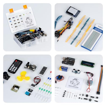 UNO R3 Project Super Starter Kit with PDF Tutorial for Beginners
