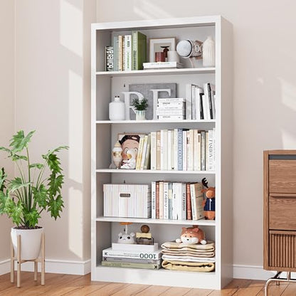 5 Shelf Metal Bookcase