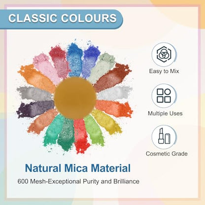 10g 0.35oz Cosmetic Grade Mica Powder