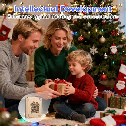 Winter Wooden Puzzles for Adults and Kids
