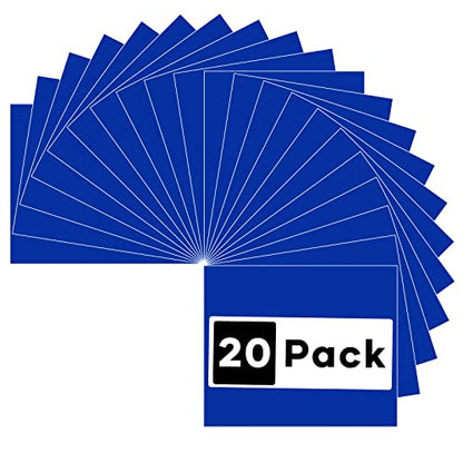 Royal Blue HTV Heat Transfer Vinyl (20 Count)