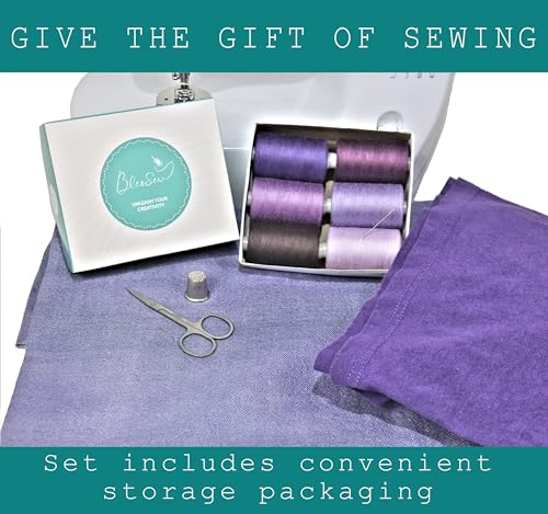 Sewing Thread in Purple Color Tones (18000 Foot)