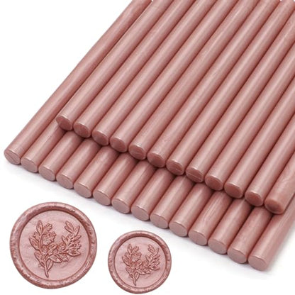 Rose Gold Wax Seal Sticks 26pcs
