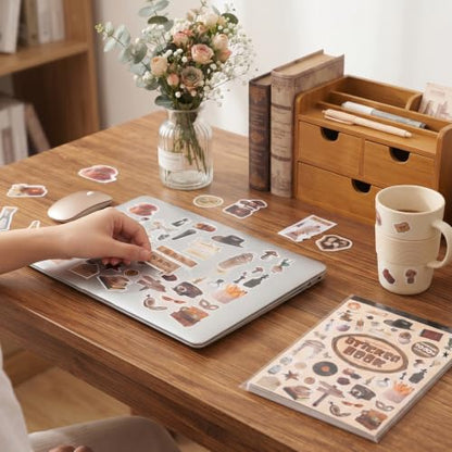 1000Pcs+ Vintage Sticker Book