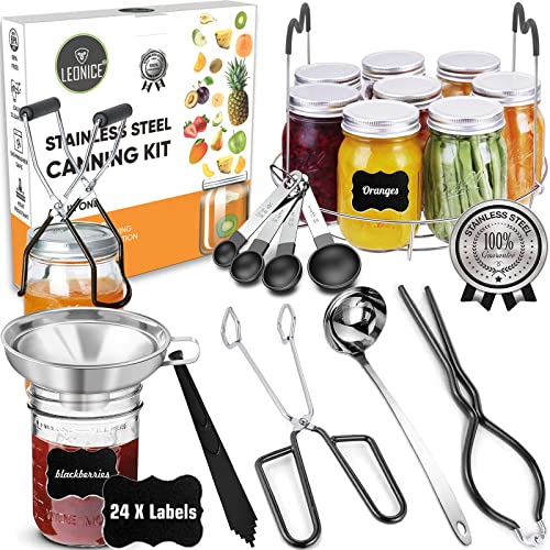 Canning Supplies Starter Kit with Rack