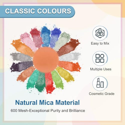 10g 0.35oz Cosmetic Grade Mica Powder