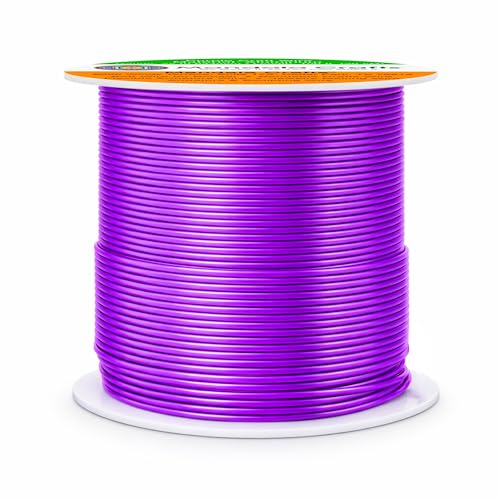 22 Gauge Purple Anodized Aluminum Craft Wire (100 Foot)