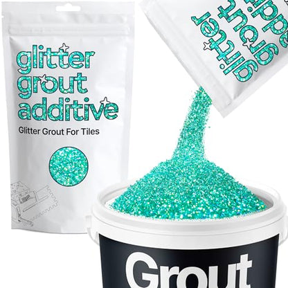 Turquoise Blue Holographic Glitter Grout Additive 100g (3.5274 Ounce)
