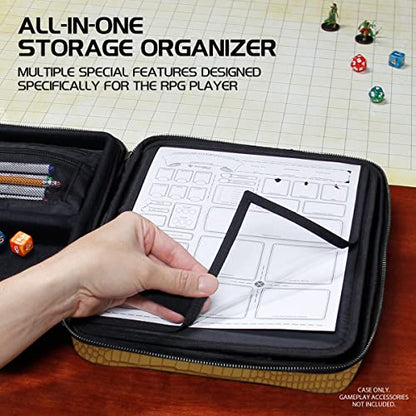 DND Binder Collector's Edition RPG Organizer Case with Built