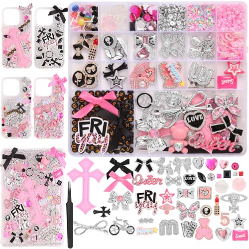 2380 Pcs Junk Phone Case Charms Kit for Customizing DIY Cases