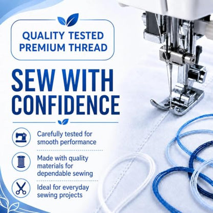 3000 Yards Navy Blue Sewing Thread (36000 Foot)