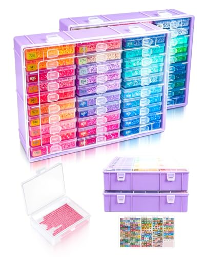 Diamond Art Trays with Lids (60 Count)