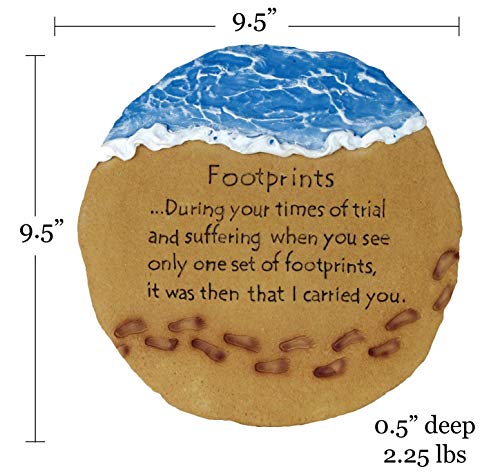 Garden Décor Footprints Stepping Stone