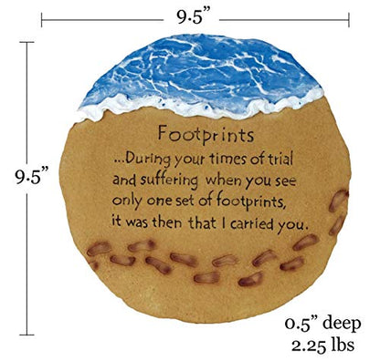 Garden Décor Footprints Stepping Stone