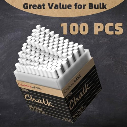 White Chalk 100PCS (100 Count)