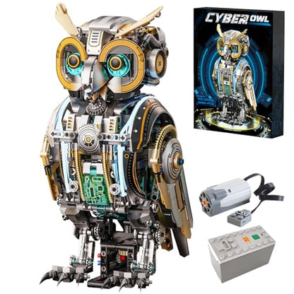 Mechanical Owl Building Blocks Hand