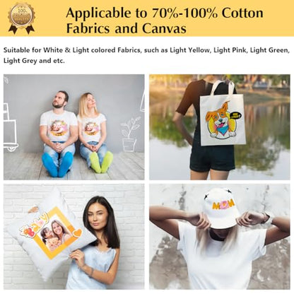 Upgraded Iron on Heat Transfer Paper for T Shirts (27.29 Ounce)
