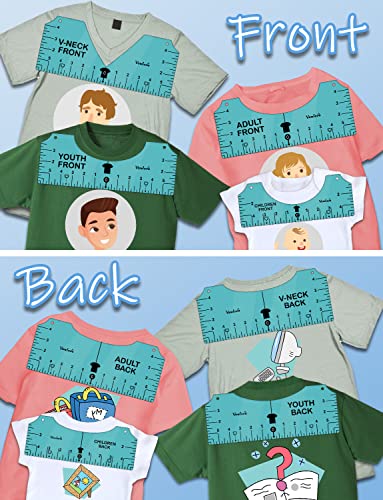 T Shirt Ruler for Front Back Design Alignment and Placement