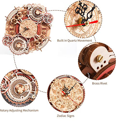 3D Wooden Puzzles for Adults (168 Count)