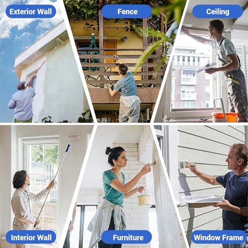 Paint Roller Kit with Extension Pole