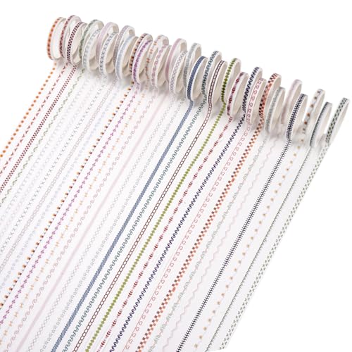 30 Rolls Floral Washi Tapes Set (30 Count)