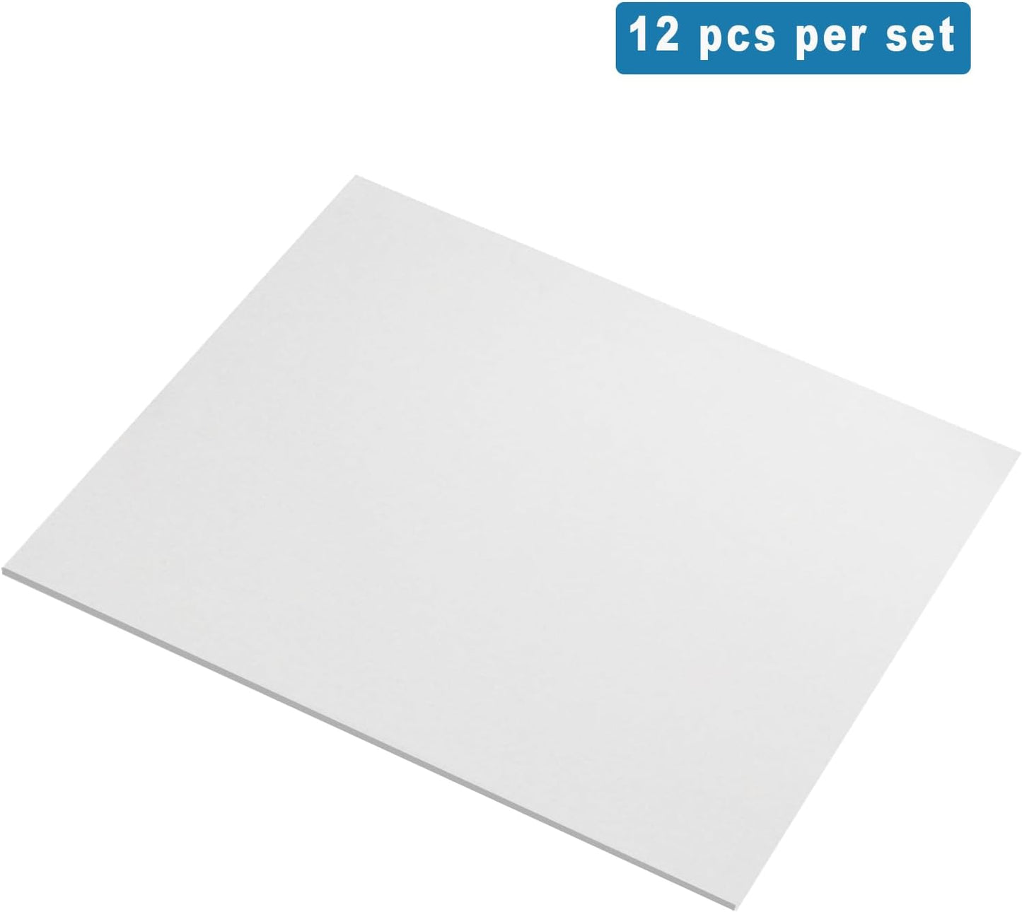 QIDIWIN EVA Foam Craft Sheets - 9x12 Inch 2mm Thick Versatile Non-Adhesive Foam for DIY, Cosplay, Scrapbooking, Classroom Projects - Durable, Flexible, Perfect for Crafting, 12 Pack(White) - Crafty Corner