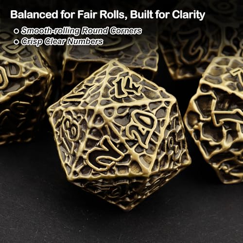 Metal DND Dice Set (7 Count)