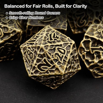 Metal DND Dice Set (7 Count)