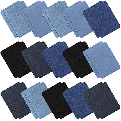 30 Pcs Iron on Patches for Clothing Jean Repair (3.7770833 Sq Ft)