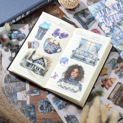 Winter Scrapbook Stickers 20 Sheets 240 Pre