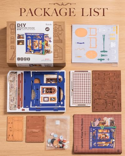 DIY Miniature House Kit for Adults
