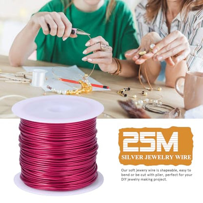 82FT 20 Gauge Jewelry Wire for Jewelry Making Copper Metal Wire for Crafts
