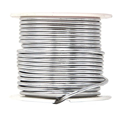 12 Gauge Silver Tone Combo Anodized Aluminum Craft Wire (276 Foot)