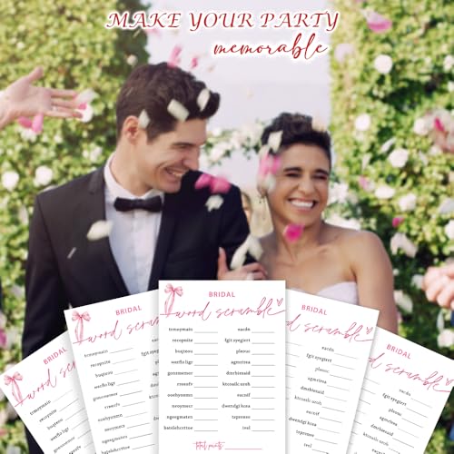 Bridal Shower Games Cards (25 Count)
