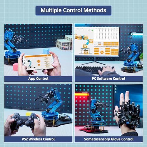 Robotic Arm Kit 6DOF Programming Robot Arm with 6 Servos