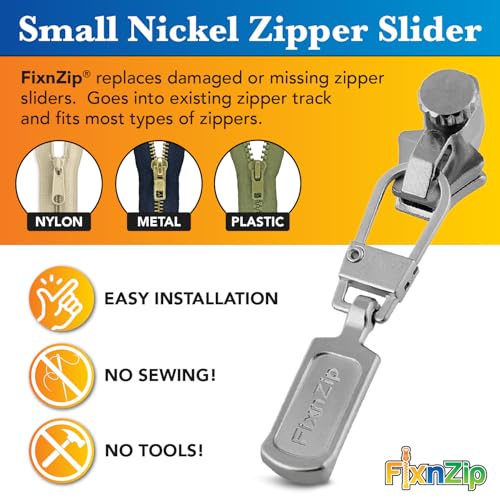 Small Nickel Zipper Repair Kit
