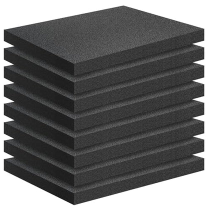 Black Packing Foam Sheets (8 Count)