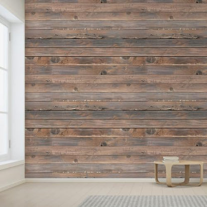 Horizontal Brown Vintage and Retro Wood Textured Paneling