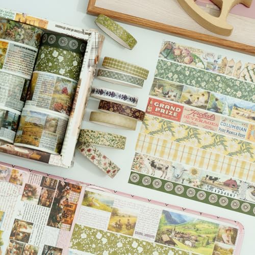 Vintage Washi Tape Set (24 Count)