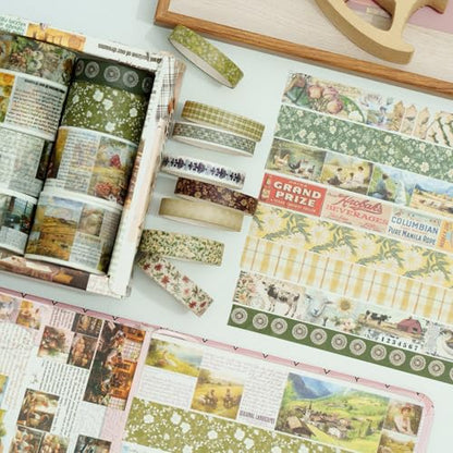 Vintage Washi Tape Set (24 Count)